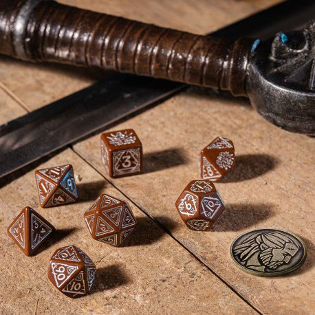 The Witcher Würfel Set Geralt Roach's Companion (7) Image 2