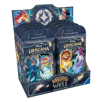 Disney Lorcana TCG Whispers in the Well Starter Decks Display (8) *Englische Edition* Image 1