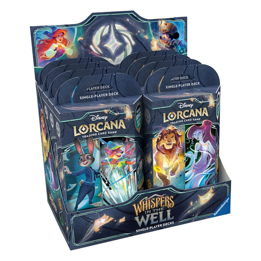 Disney Lorcana TCG Whispers in the Well Starter Decks Display (8) *Englische Edition* Image 1