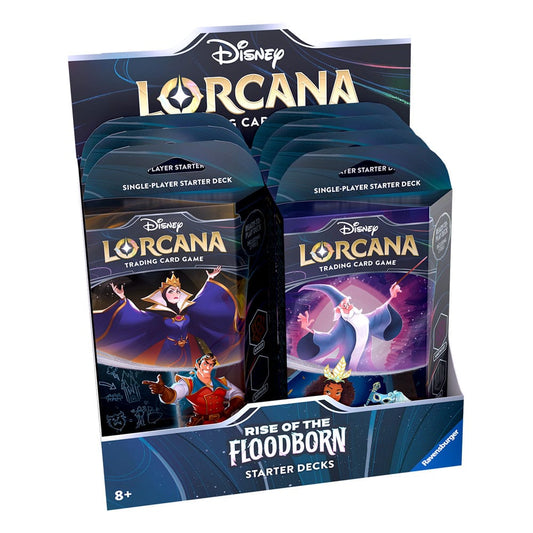 Disney Lorcana TCG Rise of the Floodborn Starter Decks Display (8) *Englische Edition* Image 1