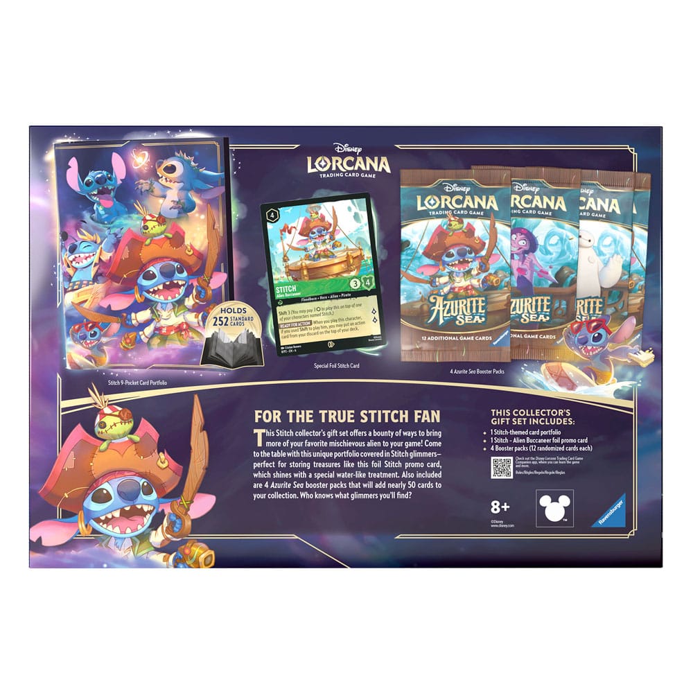 Disney Lorcana TCG Azurite Sea Geschenk-Set Stitch *Englische Edition* Image 3