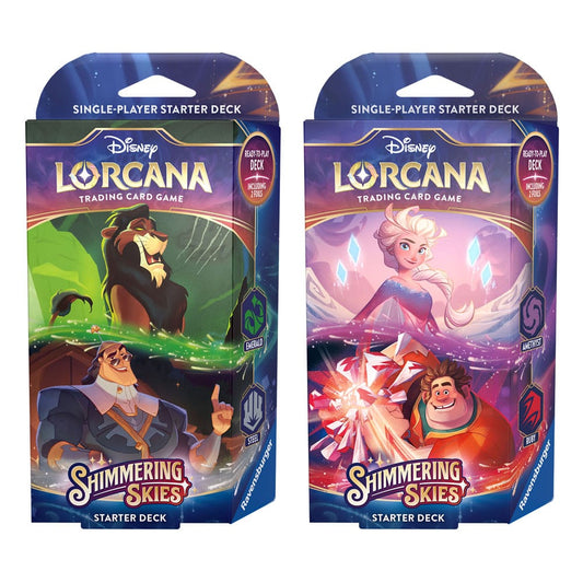Disney Lorcana TCG Shimmering Skies Starter Decks Display (8) *Englische Edition* Image 2