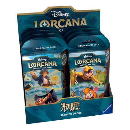 Disney Lorcana TCG Azurite Sea Starter Decks Display (8) *Englische Edition* Image 1