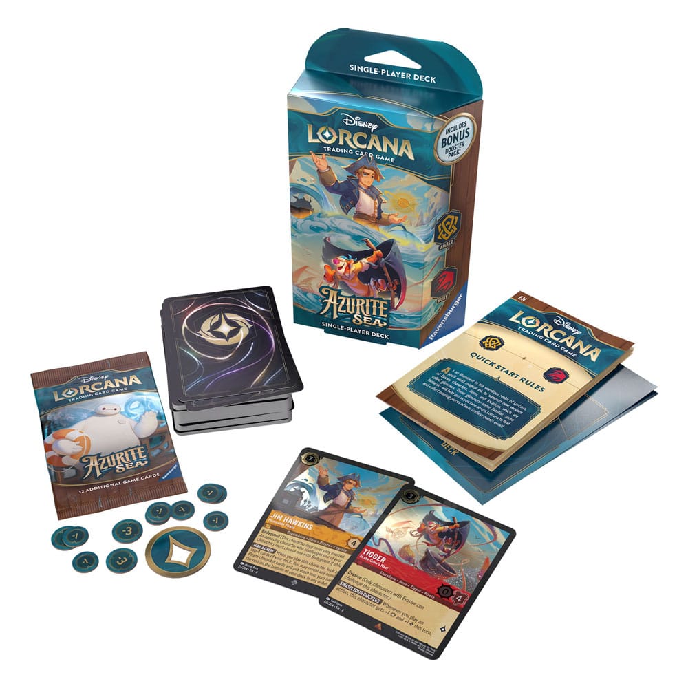 Disney Lorcana TCG Azurite Sea Starter Decks Display (8) *Englische Edition* Image 4