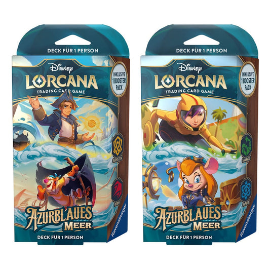Disney Lorcana TCG Azurblaues Meer Starter Decks Display (8) *Deutsche Edition* Image 2