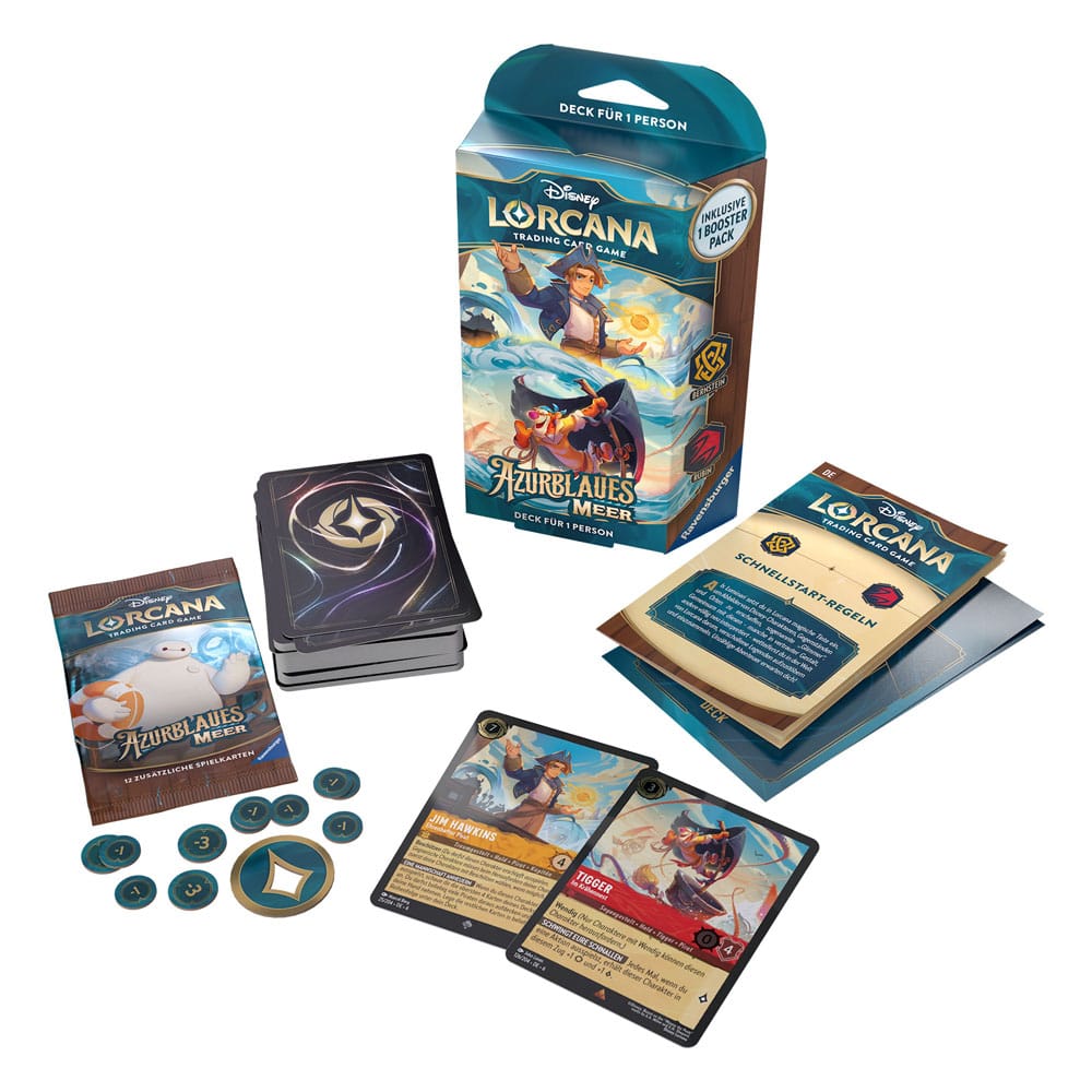 Disney Lorcana TCG Azurblaues Meer Starter Decks Display (8) *Deutsche Edition* Image 3
