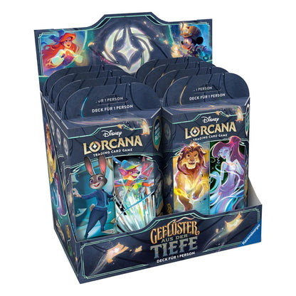 Disney Lorcana TCG Geflüster aus der Tiefe Starter Decks Display (8) *Deutsche Edition* Image 1