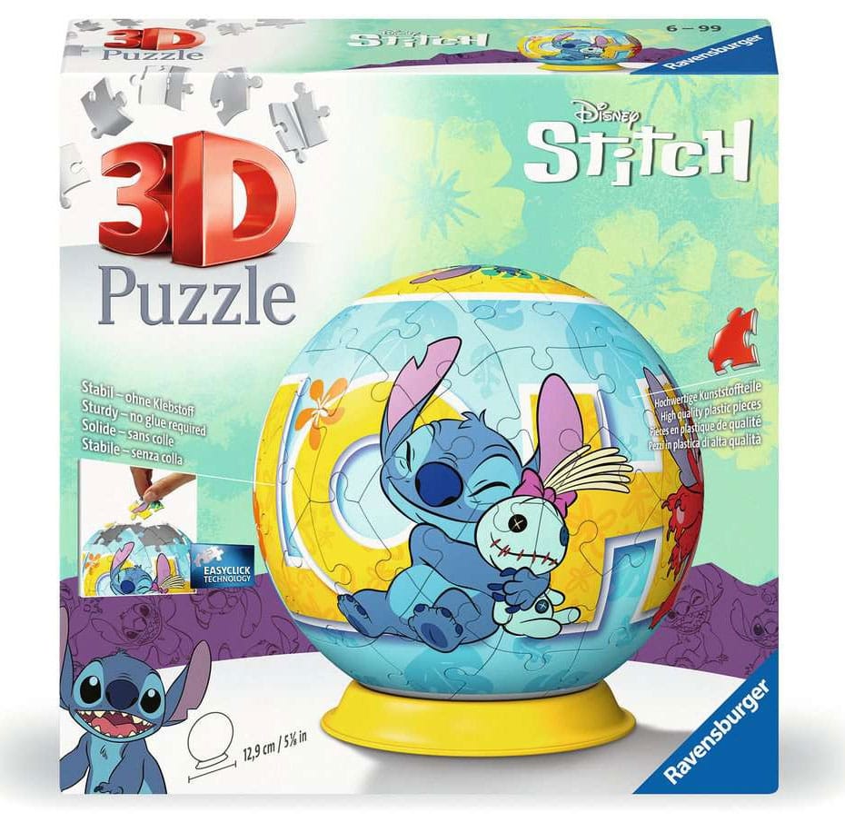 Disney Stitch 3D Puzzle-Ball Stitch (73 Teile) Image 2