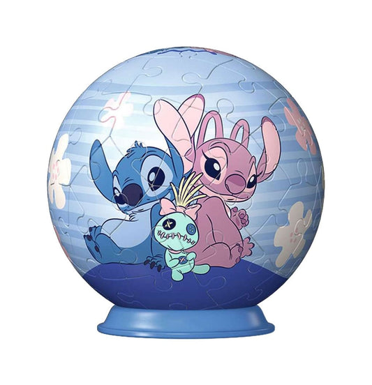 Disney Stitch 3D Puzzle-Ball Stitch & Angel (55 Teile) Image 1