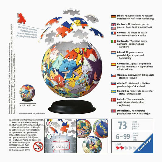 Pokémon 3D Puzzle Ball (73 Teile) Image 2
