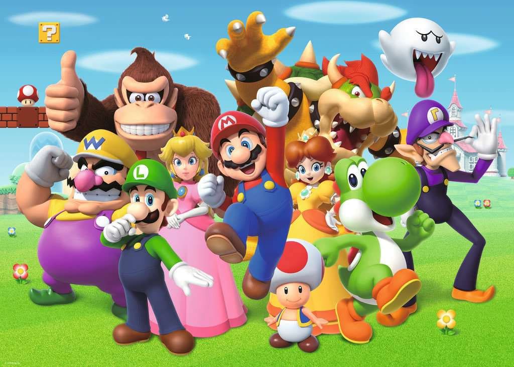 Nintendo Challenge Puzzle Super Mario (1000 Teile) Image 2