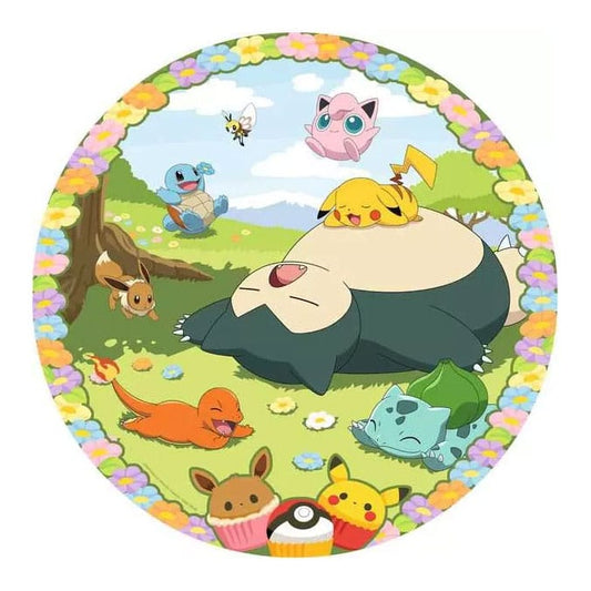 Pokémon Rund-Puzzle Blumige Pokémon (500 Teile) Image 2