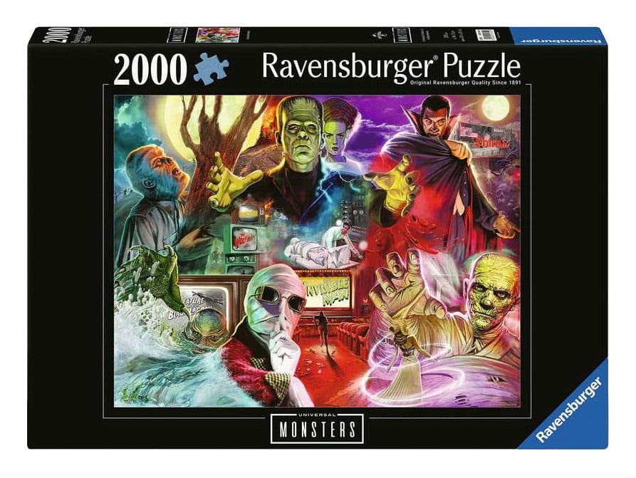 Universal Monsters Puzzle (2000 Teile) Image 1