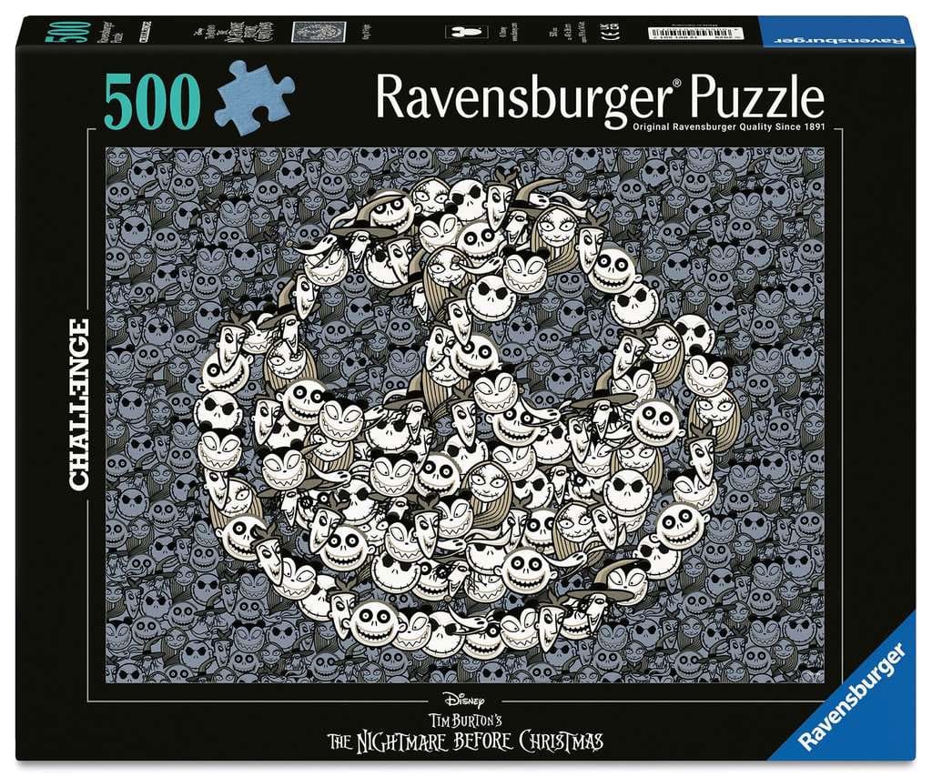 Nightmare Before Christmas Challenge Puzzle König des Schreckens (500 Teile) Image 1