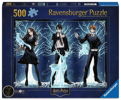 Harry Potter Glow-in-the-Dark Puzzle Leuchtender Patronus (500 Teile) Image 1