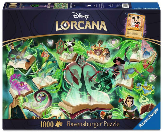 Disney Lorcana Puzzle Glimmers of the Realm: Emerald (1000 Teile) Image