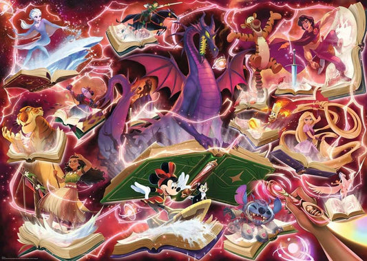 Disney Lorcana Puzzle Glimmers of the Realm: Ruby (1000 Teile) Image 2