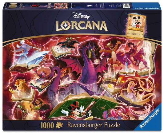 Disney Lorcana Puzzle Glimmers of the Realm: Ruby (1000 Teile) Image 1