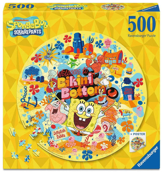 SpongeBob Schwammkopf Rund-Puzzle Welcome to Bikini Bottom (500 Teile) Image 1