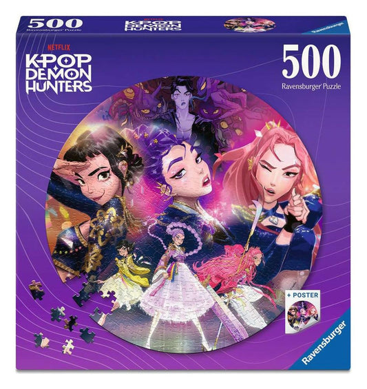 KPop Demon Hunters Rundpuzzle For the fans! (500 Teile) Image 1