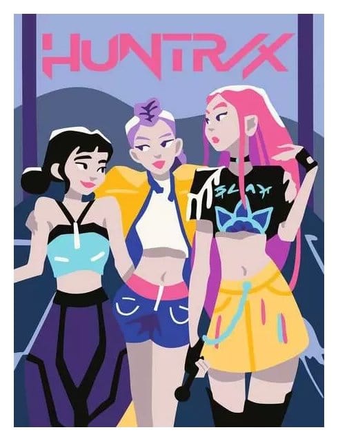 KPop Demon Hunters CreArt Malen nach Zahlen Malset Huntrix Image 2