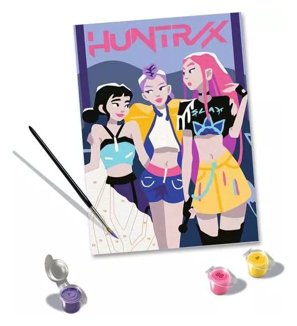 KPop Demon Hunters CreArt Malen nach Zahlen Malset Huntrix Image 3