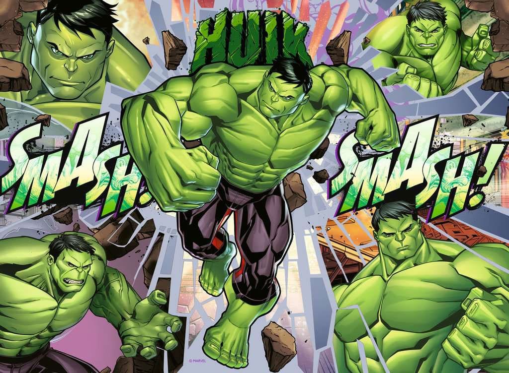 Marvel Kinderpuzzle XXL Der unglaubliche Avenger (100 Teile) Image 2