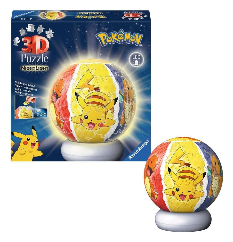 Pokémon 3D Puzzle-Ball Nachtlicht (73 Teile) Image 3
