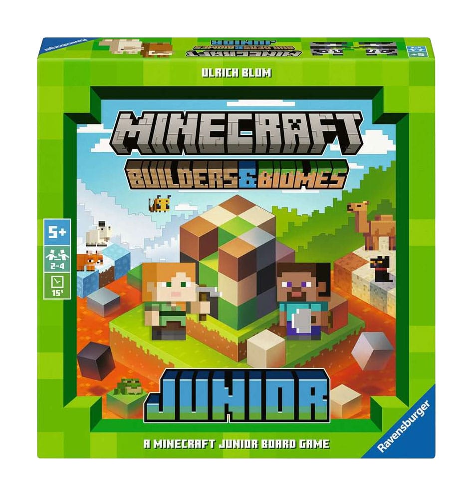 Minecraft Brettspiel Builders & Biomes Junior Image 1