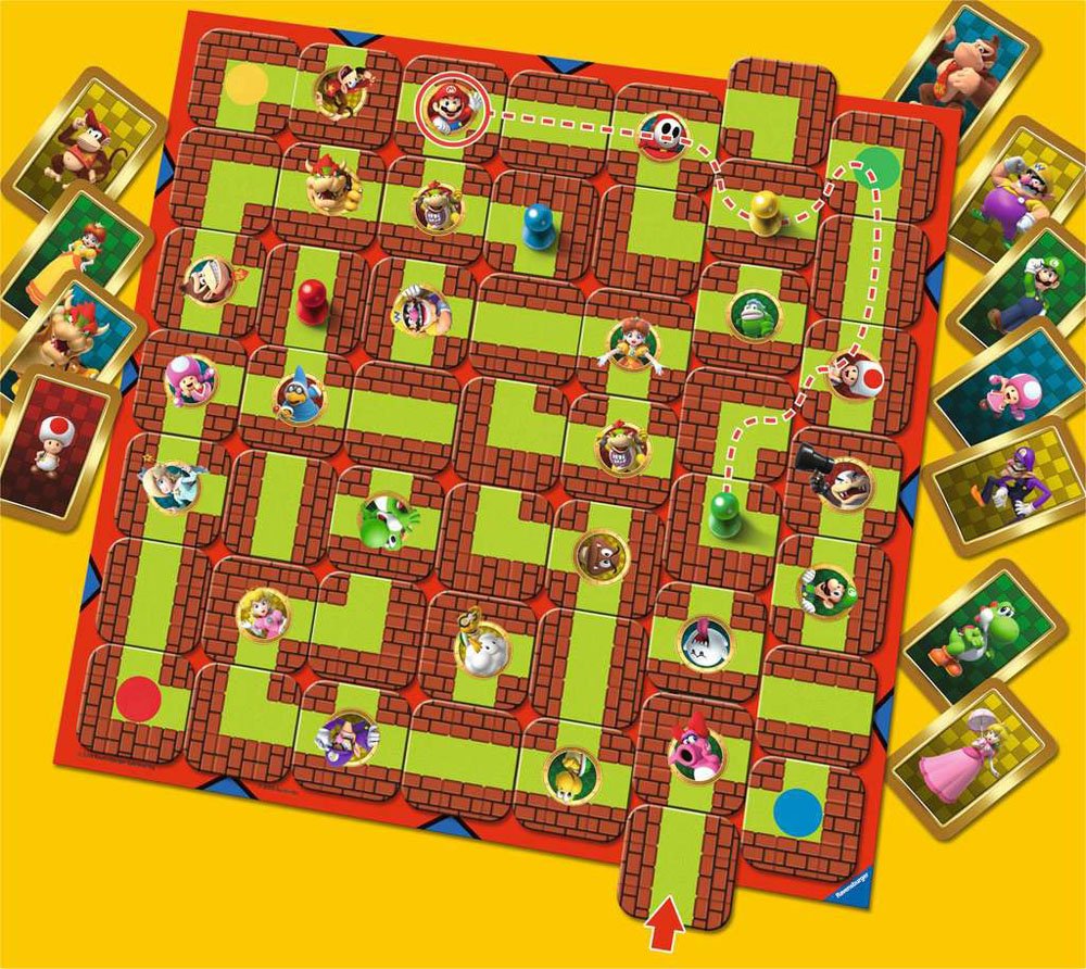 Super Mario Brettspiel Labyrinth Image 4