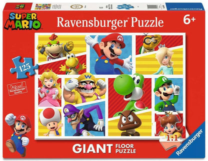 Super Mario Giant Floor Puzzle Marios Freunde und Feinde (125 Teile) Image 1