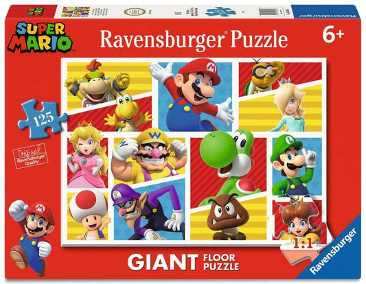 Super Mario Giant Floor Puzzle Marios Freunde und Feinde (125 Teile) Image 1