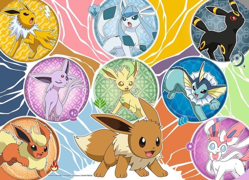 Pokémon Puzzles 4er-Pack Pokémon-Kumpels (4x100 Teile) Image 3