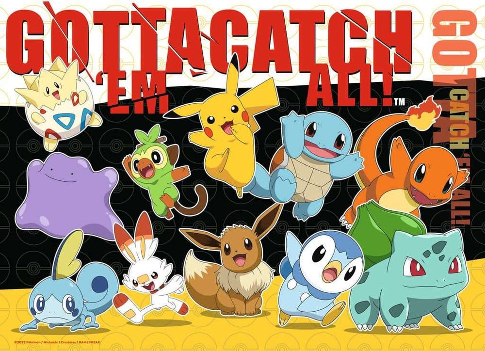 Pokémon Puzzles 4er-Pack Pokémon-Kumpels (4x100 Teile) Image 4