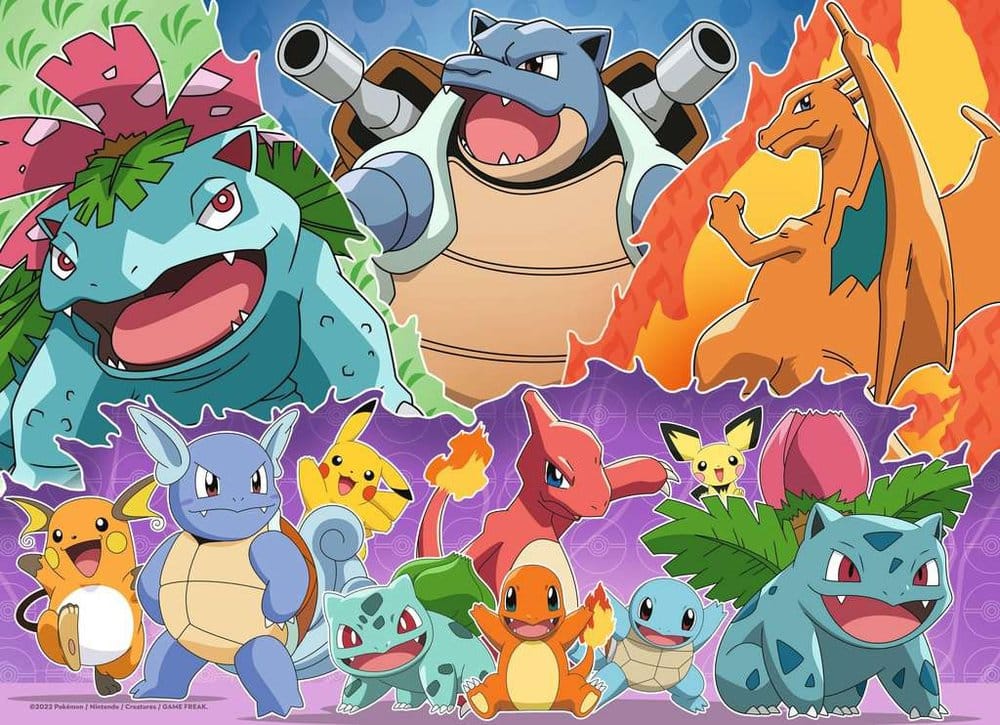 Pokémon Puzzles 4er-Pack Pokémon-Kumpels (4x100 Teile) Image 5