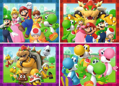 Super Mario Puzzles 4er-Pack Zeit für Mario! (4x100 Teile) Image 2