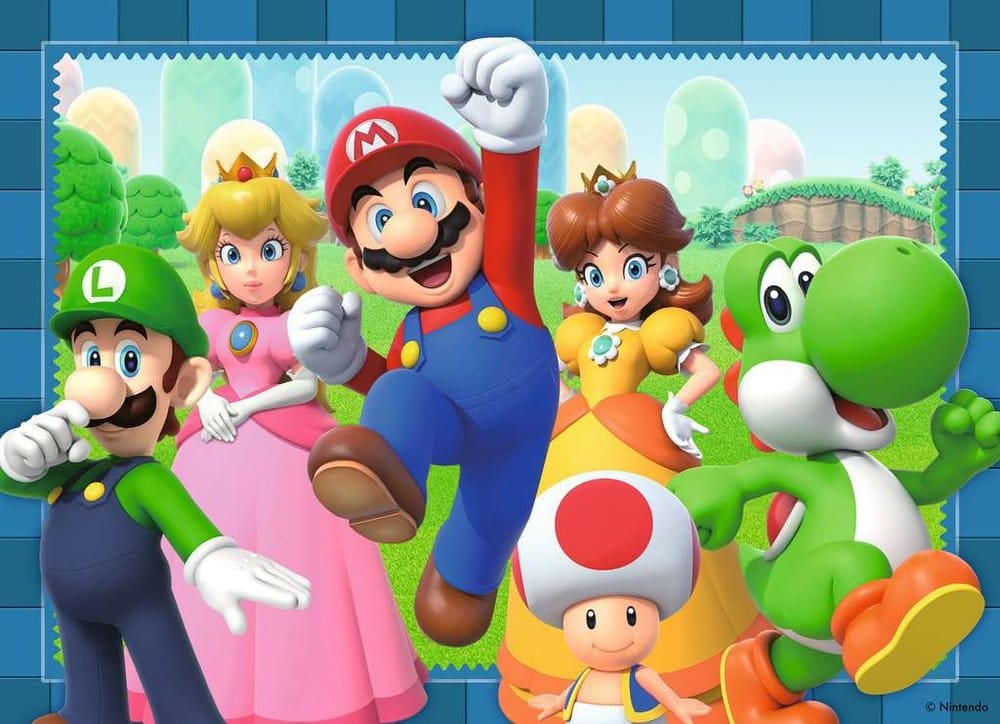 Super Mario Puzzles 4er-Pack Zeit für Mario! (4x100 Teile) Image 3