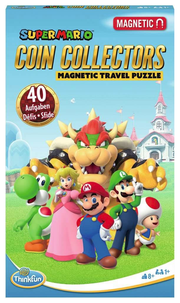 Super Mario Magnetisches Reisespiel Coin Collectors *DE-FR-IT Version* Image 1