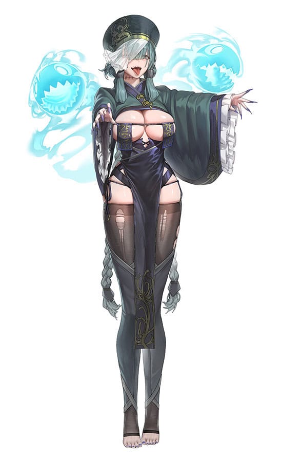 Original Character Statue 1/6 Hopping Vampire Clothed Only Ver. 34 cm Image 14