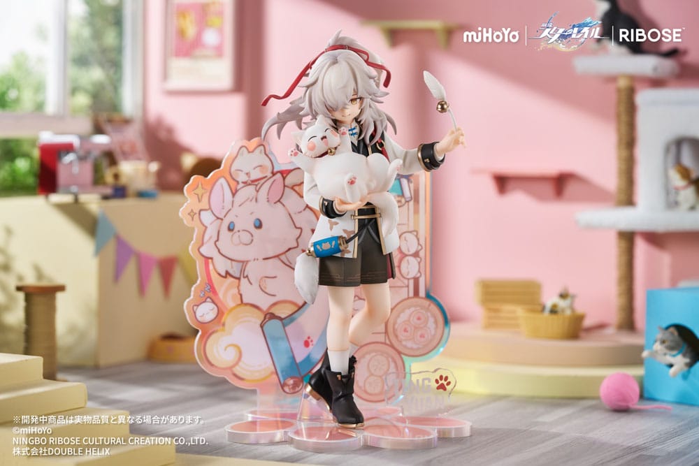 Honkai: Star Rail Rise Up Little Cat Series PVC Statue Jing Yuan 20 cm Image 3
