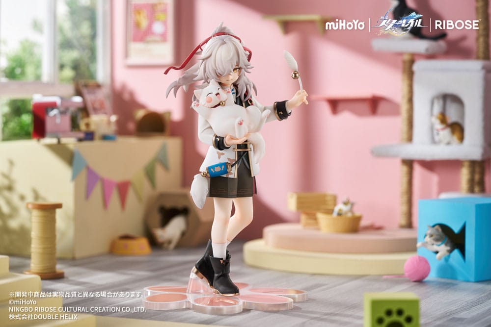 Honkai: Star Rail Rise Up Little Cat Series PVC Statue Jing Yuan 20 cm Image 5