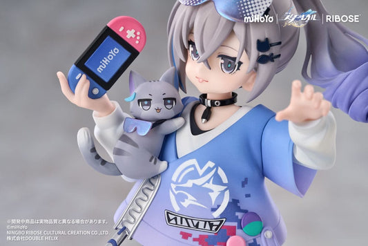 Honkai: Star Rail Rise Up Little Cat Series PVC Statue Silver Wolf Ver. 19 cm Image 2
