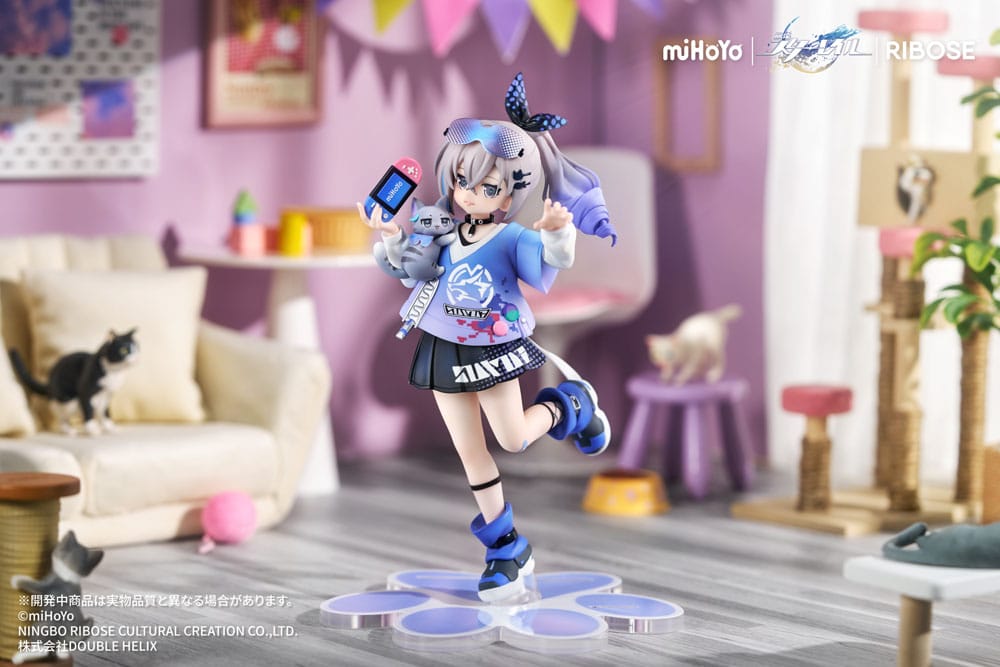 Honkai: Star Rail Rise Up Little Cat Series PVC Statue Silver Wolf Ver. 19 cm Image 4