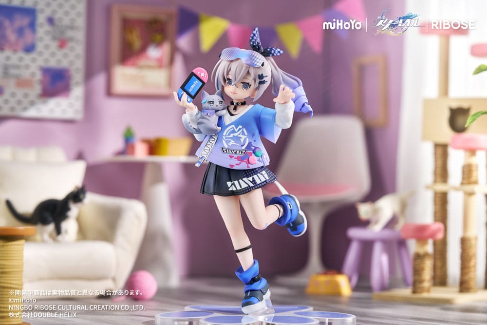 Honkai: Star Rail Rise Up Little Cat Series PVC Statue Silver Wolf Ver. 19 cm Image 5