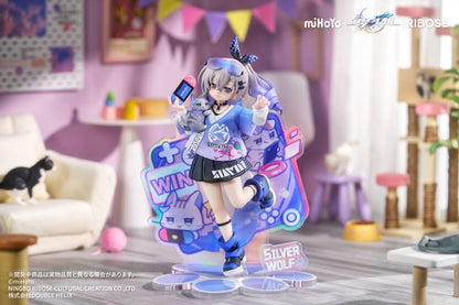 Honkai: Star Rail Rise Up Little Cat Series PVC Statue Silver Wolf Ver. 19 cm Image 6