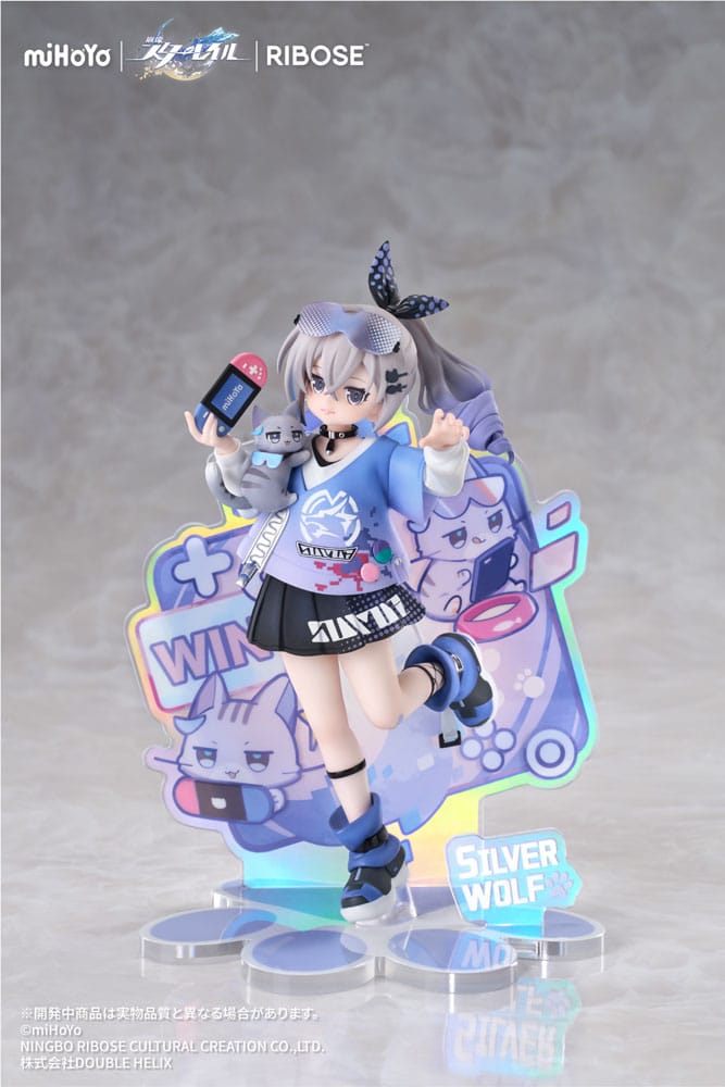 Honkai: Star Rail Rise Up Little Cat Series PVC Statue Silver Wolf Ver. 19 cm Image 17