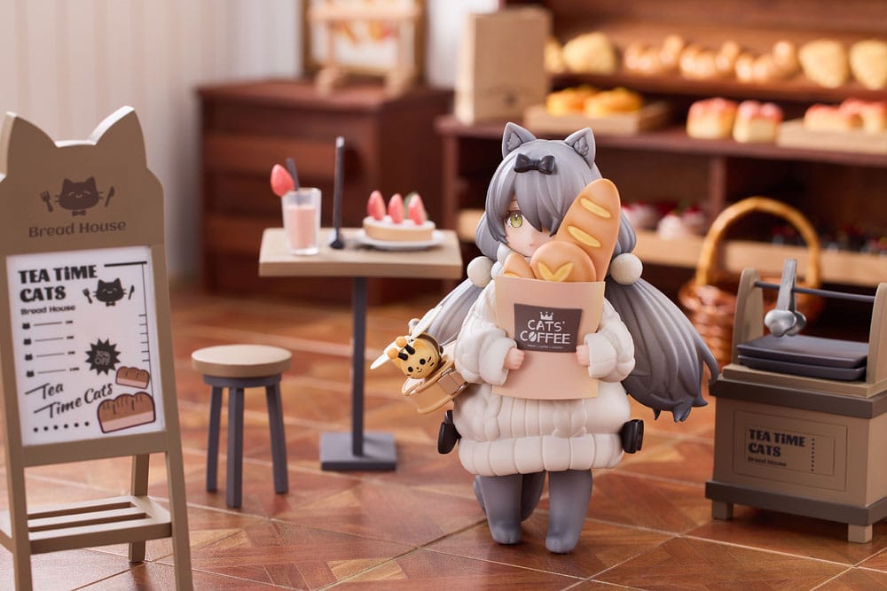 Decorated Life Collection PVC Statue Tea Time Cats - Cat Town Bakery Staff & Customer Set 12 cm Image 6