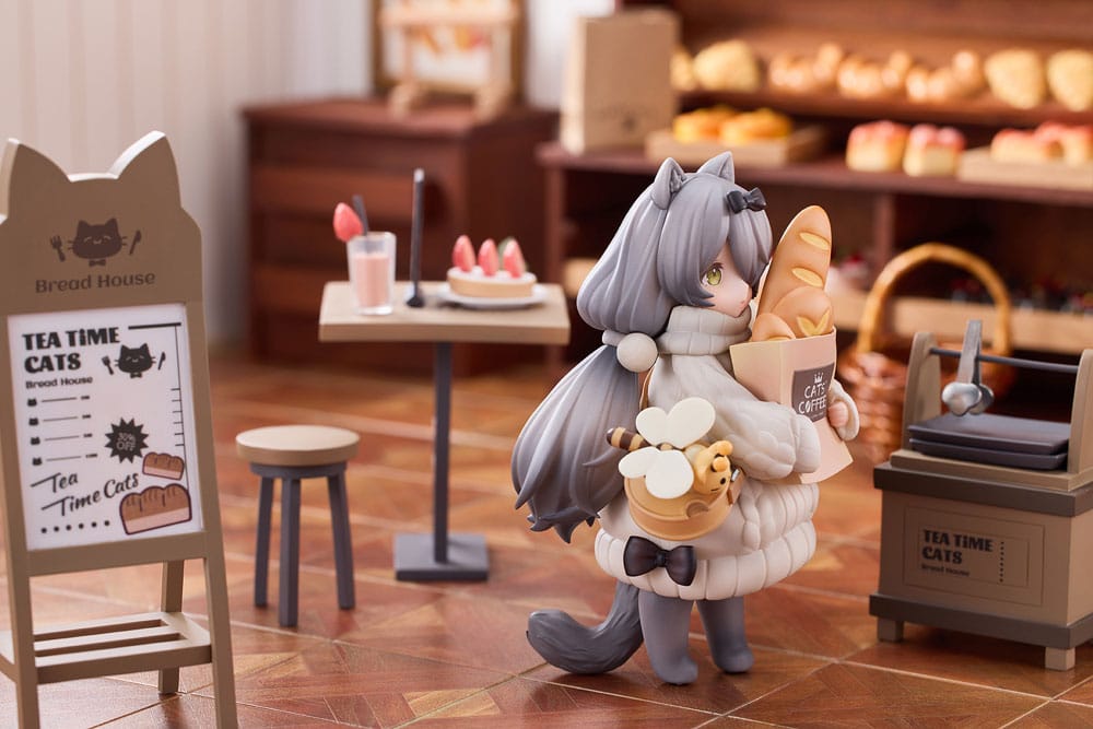 Decorated Life Collection PVC Statue Tea Time Cats - Cat Town Bakery Staff & Customer Set 12 cm Image 7