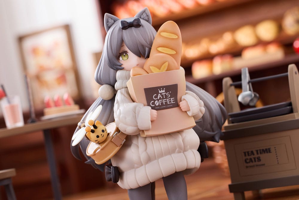 Decorated Life Collection PVC Statue Tea Time Cats - Cat Town Bakery Staff & Customer Set 12 cm Image 9