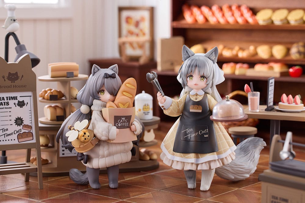 Decorated Life Collection PVC Statue Tea Time Cats - Cat Town Bakery Staff & Customer Set 12 cm Image 10